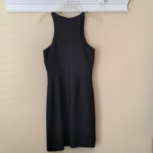 J.Crew Crepe Black Racerback Dress with Pockets - 2 - Picture 3 of 4